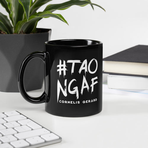#TAONGAF - Black Glossy Mug